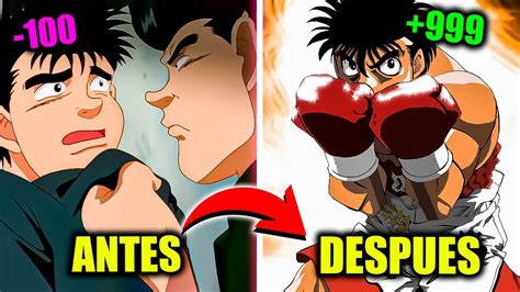 PASO DE SER UN CHICO TÍMIDO A UN GRAN BOXEADOR HAJIME NO IPPO