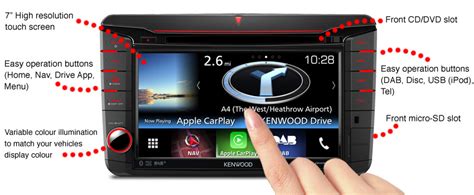 Dnx Dabs Volkswagen Car Radio Features Kenwood Uk