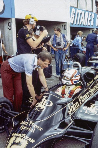 Nigel Mansell Gbr Lotus Th Place Swiss Gp Dijon France