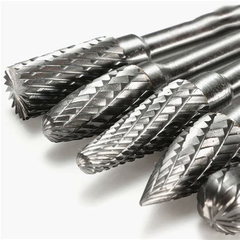 Carbide Rotary Burrs Tungsten Set In Tools Milling Drill Bit For Metal