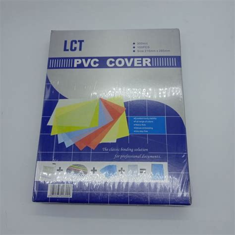 Pvc Binding Cover Clear Book Ring Binding Cover Lct Acetate Lazada Ph