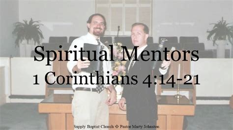 Spiritual Mentors Sunday February 11th 2024 Pastor Marty Johnston