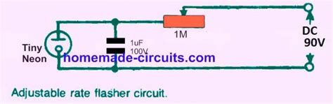 Simple Neon Lamp Circuits And Working Explained