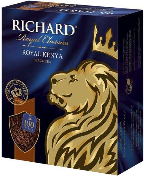 Чай Richard 'Royal Kenya', черный, 100 пакетиков - купить с доставкой ...