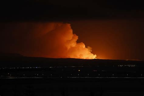 Iceland Volcano Erupts Following Earthquake Swarm