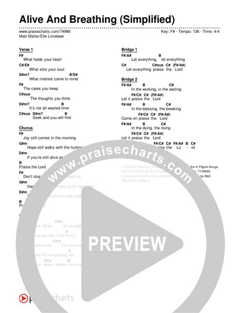 Matt Maher Guitar Chords