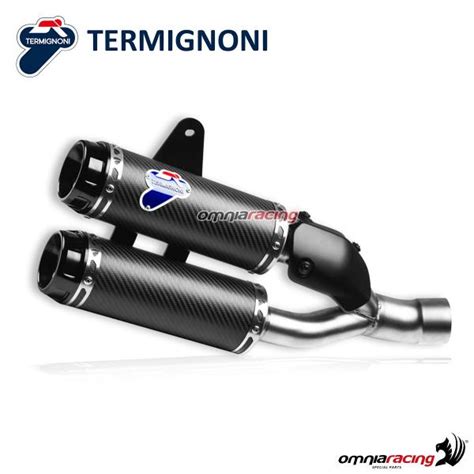 Termignoni Slip On Exhaust System Carbon Racing Ducati Monster 821