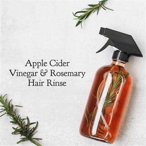 Rosemary And Apple Cider Vinegar Hair Rinse Miss Nutritionista