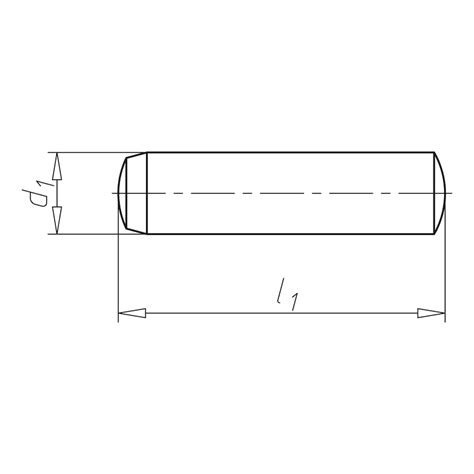 Goupille cylindrique en acier trempé DIN 6325 pour Professionnels Würth