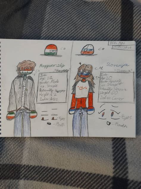 Hungary And Slovenia Countryhumans By Redcakes1 On Deviantart