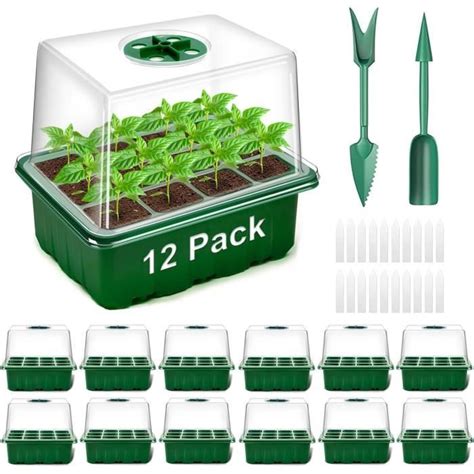 Mini Serre Pour Plantes Pi Ces Cellules Int Rieure Plateau Semis