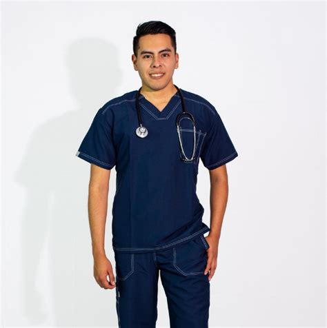 Scrub Hombre Azul Navy Doc Style Uniformes M Dicos