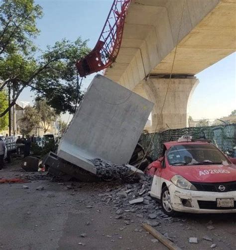 Inician Trabajos Para Retirar Dovela Que Cay En Obras Del Tren