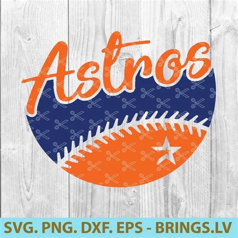 Houston Astros Star Logo Svg Mlb Svg Baseball Svg Cut Files For Cricut And Silhouette Png Eps