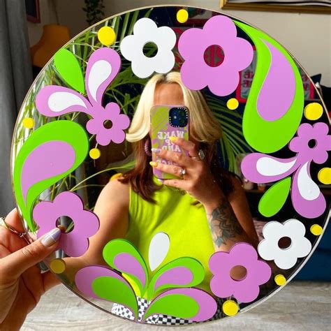 Printed Weird On Instagram The Popular Retro 60s Mirror But In Tutti