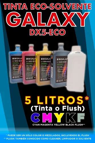 Litros Tinta Galaxy Ecosolvente Epson Dx Dx Dx