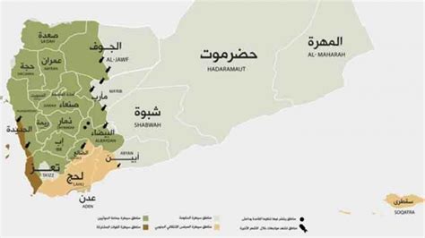 تعرف على خريطة النفوذ والسيطرة بعد 10 أعوام من الثورة في اليمن
