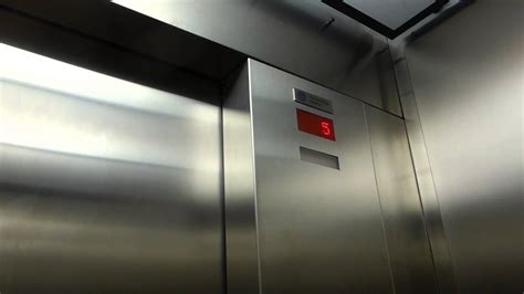 Thyssenkrupp Traction Elevator At Utd Parking Garage Youtube