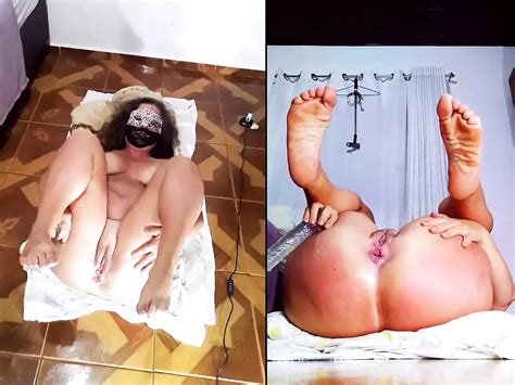 Opening Her Ass Showing Her Broken Ass Brazilian Masked Porn By