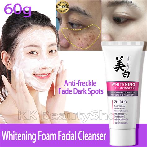 60g Whitening Anti Freckle Foam Cleanser Gently Cleansing Fade Dark