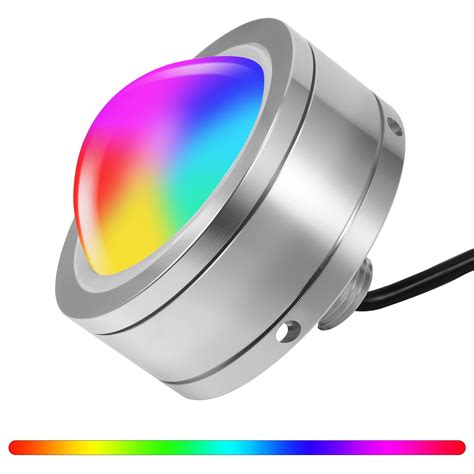 Buy Husuku Inch Rgb Underwater Drain Plug Lights For Boat Pool