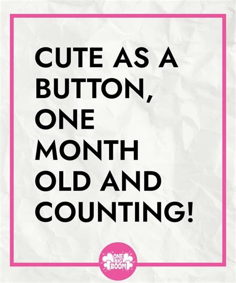 month baby quotes celebrating tiny milestones  love  big boom