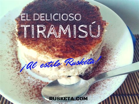 Tiramisú una versión para los más pequeños Rusketa