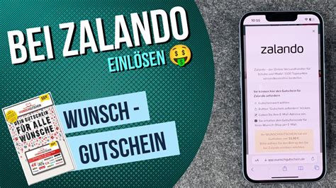 Wunschgutschein bei Zalando einlösen Wie geht das Anleitung YouTube