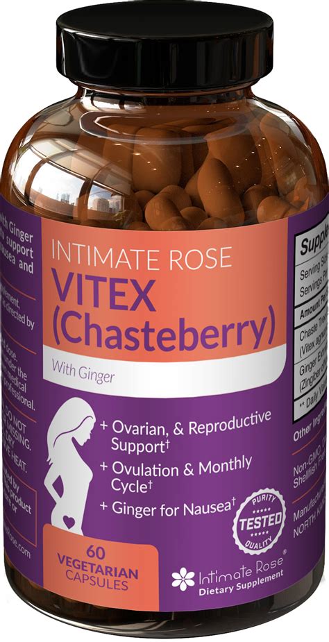 Vitex Chasteberry Hormone Balance Natural Pms Support Intimate Rose