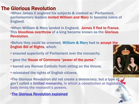 Ppt The Glorious Revolution Powerpoint Presentation Free Download