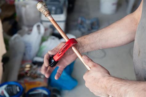 Brazing Copper Pipe Stock Photos Free Royalty Free Stock Photos