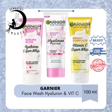 Jual Shopee Live Garnier Sakura Glow Hyaluron Ml Face Wash