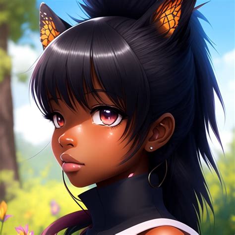 Dark Skin Anime Girls