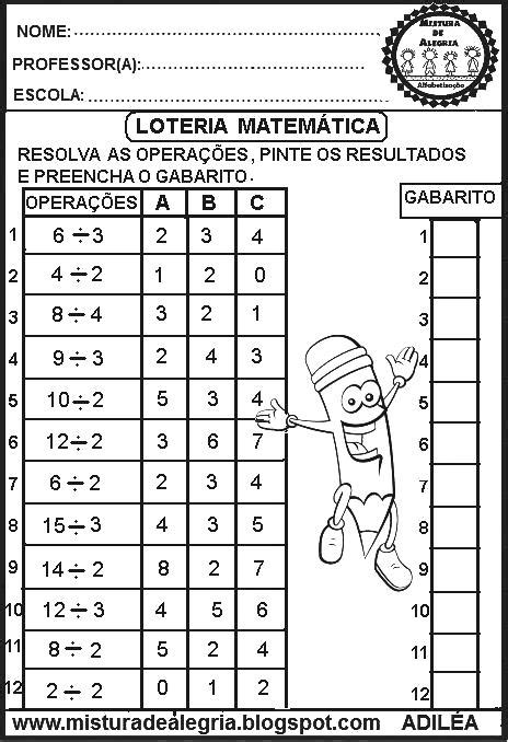 Atividades De Matem Tica Ano Para Imprimir Atividades Anos Iniciais