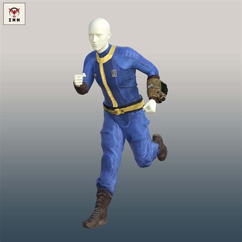 Fallout Vault Suit For Genesis 8 Malefemale And Genesis 9 Daz Content