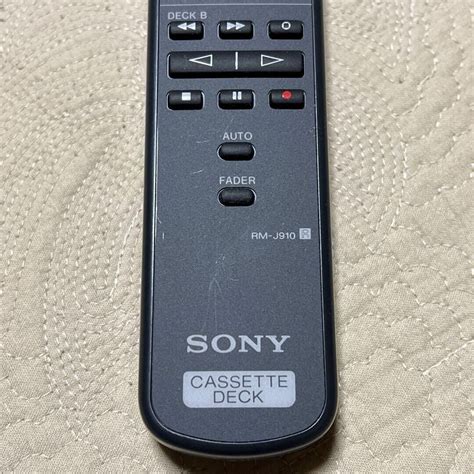 Sony Rm J Remote Control Cassette Deck From Japan Tested Working Ebay