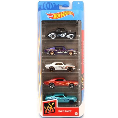 Hot Wheels Beşli Araba Setleri HW Flames GTN