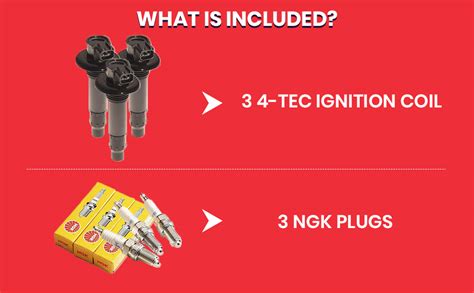 Amazon Pack Seadoo Tec Ignition Coil Ngk Plugs All