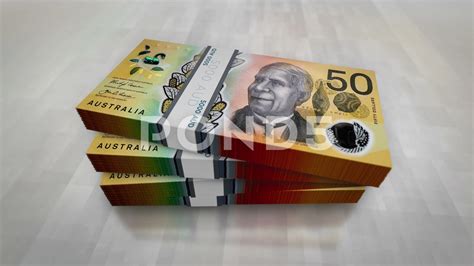 Pile Of Australian Dollar Notes