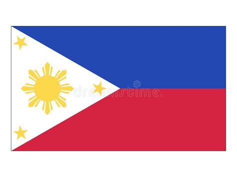 Flag Of The Philippines Stock Vector Illustration Of Mali