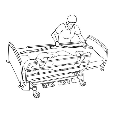 Hospital Bed Drawing at GetDrawings | Free download