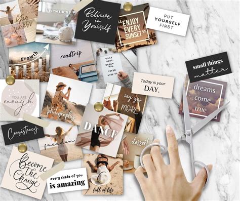 Vision Board Printable 2024 Vision Board Party Kit Motivational