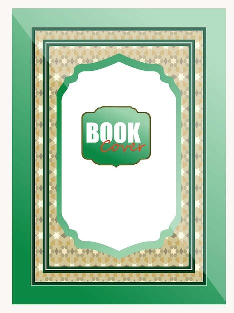 Premium Vector Arabic Book Cover Design