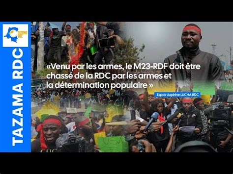 Le M23 RDF doit être chassé de la RDC par les armes Pas de dialogue