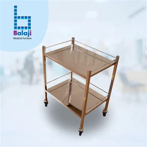 Stainless Steel Instrument Trolley Sbe India S No Medical