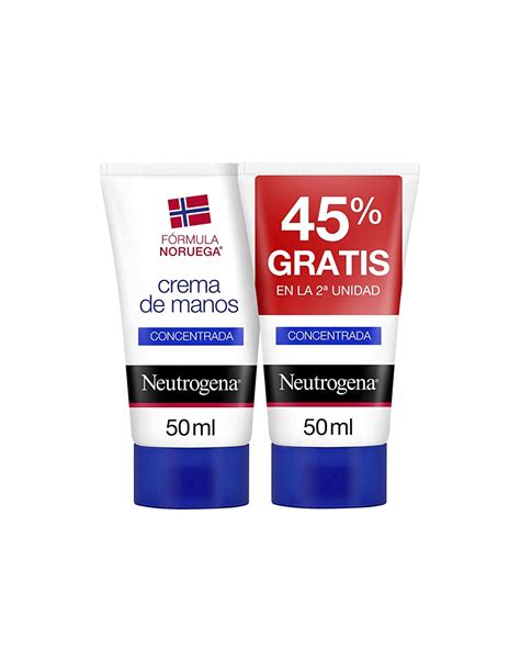 NEUTROGENA CREMA DE MANOS CONCENTRADA CON PERFUME 50 ML 2 UDS