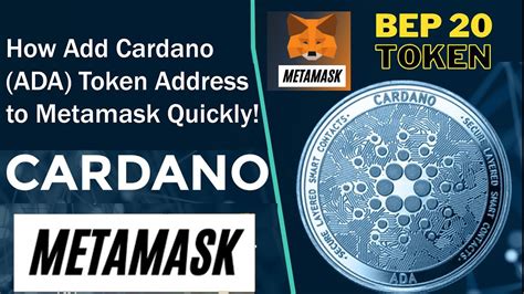 How Add Cardano Ada Token Address To Metamask Quickly Custom Token