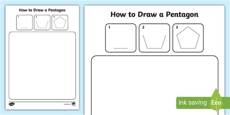 FREE How To Draw A Pentagon Lehrer Gemacht Twinkl