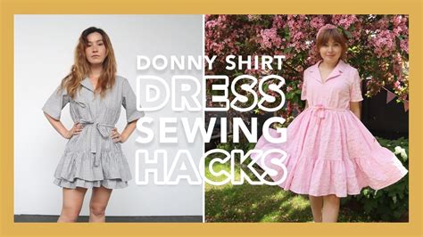 Donny Shirt Dress Sewing Hacks Friday Pattern Company Youtube