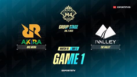 RRQ Akira Vs The Valley M4 World Championship RRQ Vs TV ESPORTSTV